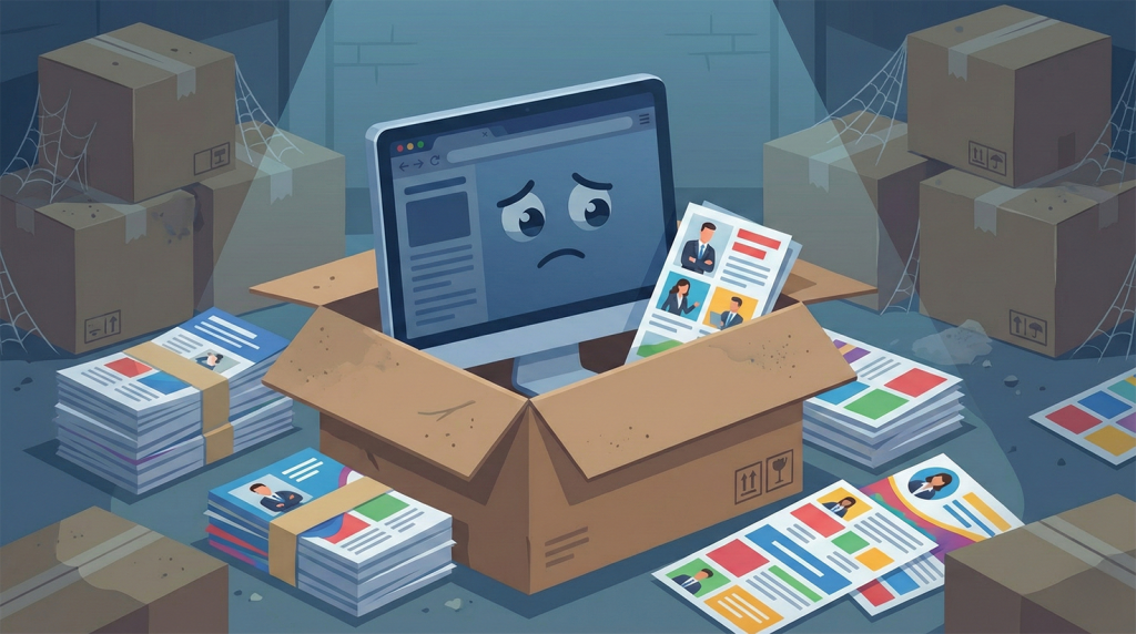 ホームページが倉庫に眠るパンフレットになっていませんか？